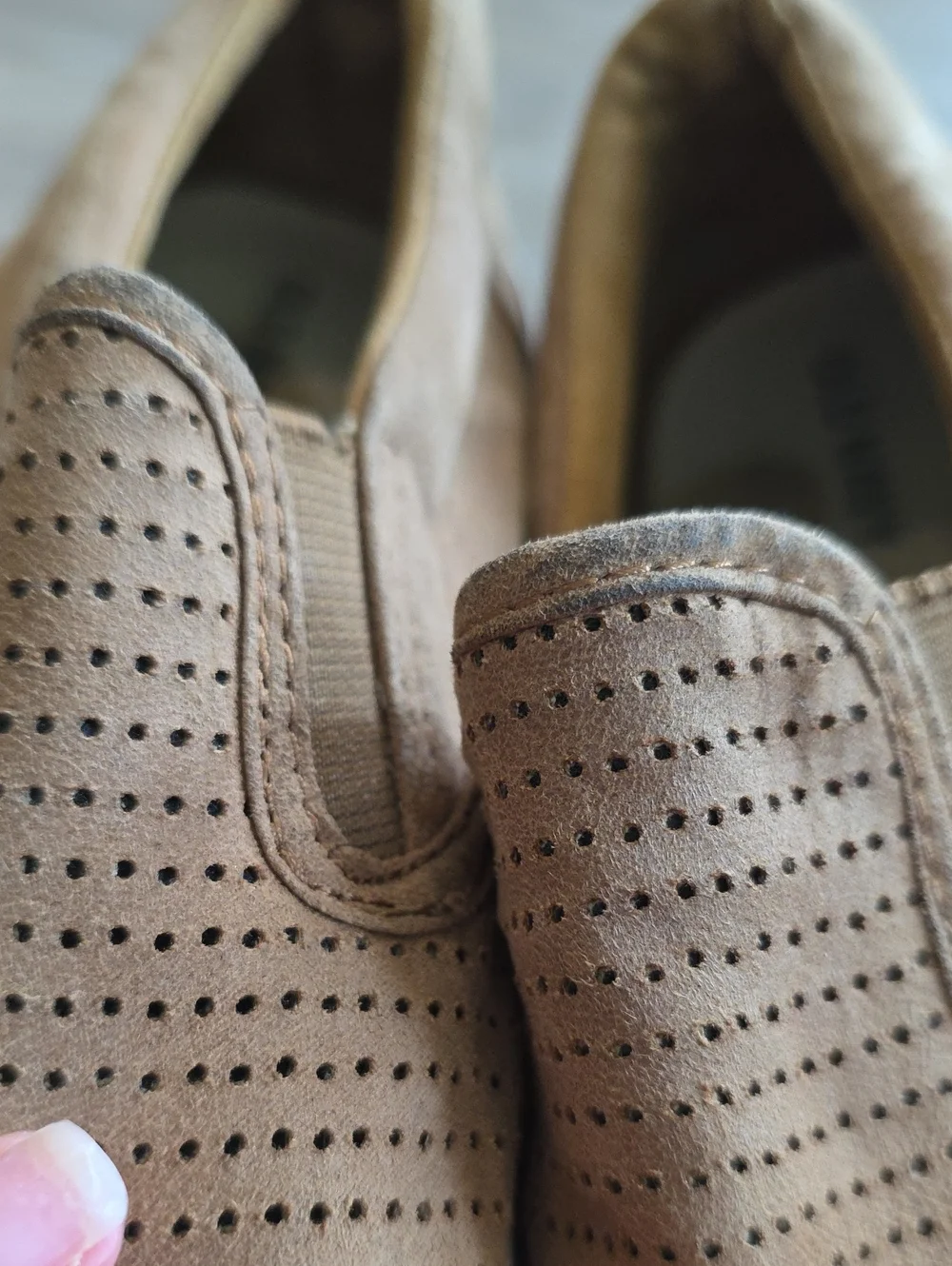 Old Navy Suede Slip On Shoes